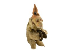 Sammler Max Carl Blechspielzeug Aufziehbar Affe 21 cm ( Mit M&uuml;tze gemessen) Zust