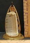 Burj Al Arab Dubai 2.75" Tall Gold Hotel Souvenir Model — photo 2