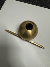 Paper Mate Pen Gold Color Double Heart With stand. Ltd edition Vintage 