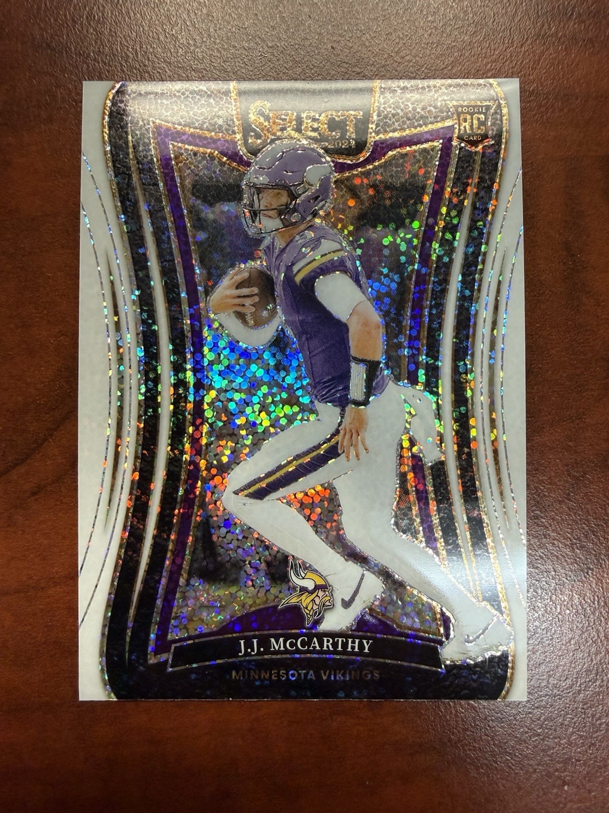 2024 Panini Select - Suite Level White Sparkle J.J. McCarthy #342 (RC)