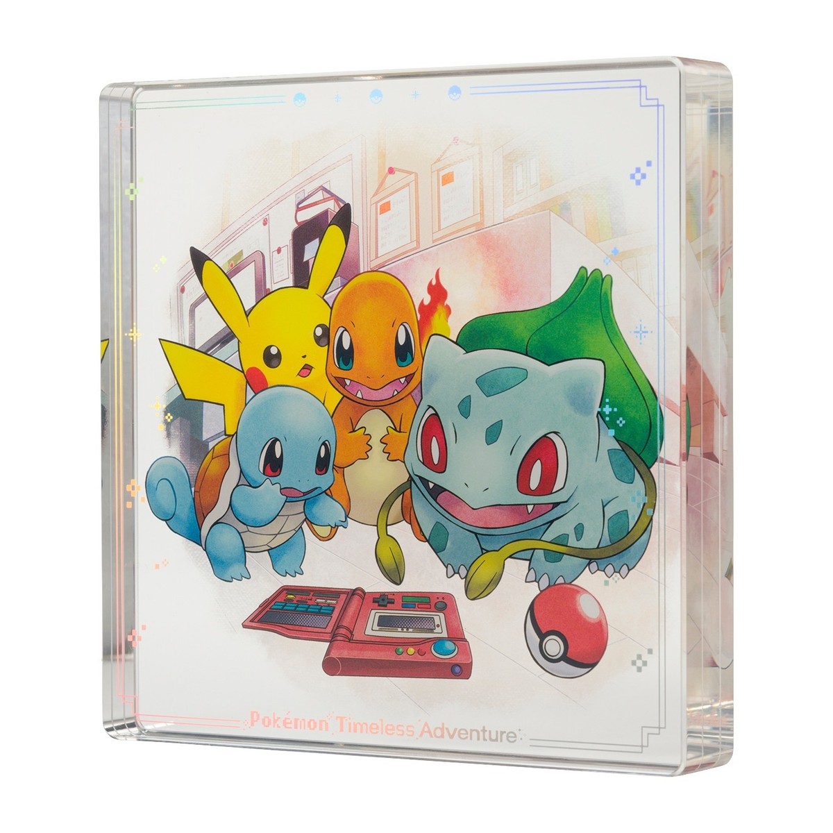 Acrylic Block Stand : Pokemon Timeless Adventure Kanto Pokemon