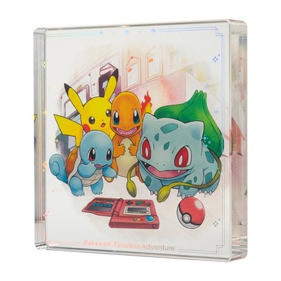 Acrylic Block Stand : Pokemon Timeless Adventure Kanto Pokemon