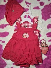 3 Months Baby Girl Red Strawberry Shortcake Mix-and-match Set - New