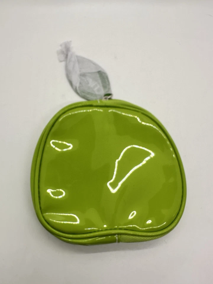 Bolsa de lápiz labial de maquillaje Clinique verde manzana no 4”x5” Foto 4 de 4
