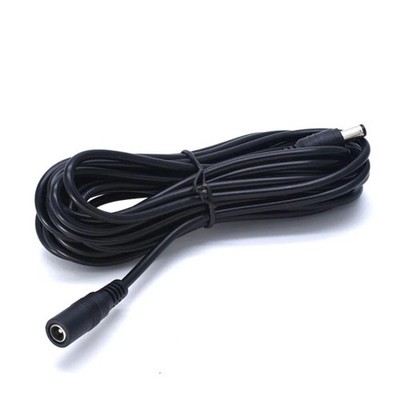 DC Power Extension Cable 5.5 x 2.1mm Male Female 39 In / 1M for CCTV Camera DVR