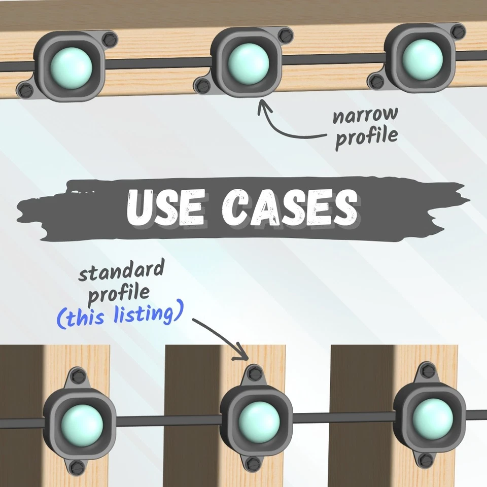 Mounting Brackets & Screws for Govee PRO (H706) Permanent Outdoor Lights - Image 4 of 4