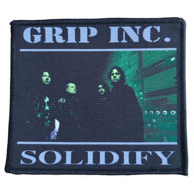 Grip Inc. Patch · Solidify (11cm x 10cm) Offizielles Band Merch