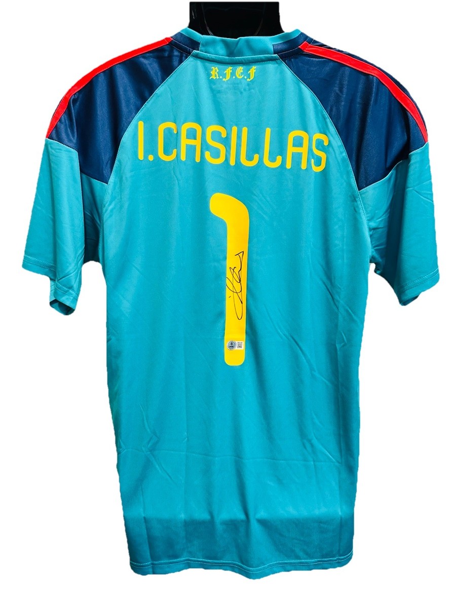 Iker Casillas Signed Spain Jersey Bas