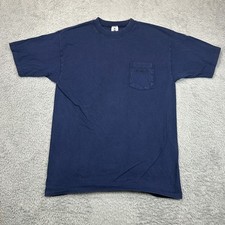 Vintage 90's Columbia Sportswear T-Shirt Mens L Blue Made In USA Cotton Outdoors