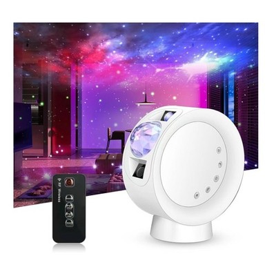 LED Star Projector Light, Galaxy Moon Nebula Night Lamp w/ Base, Remote Control