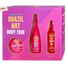 Trader Joe s Brazil Nut Body Trio Set Butter Mist Oil Pistachio Caramel