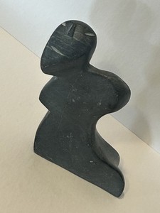 Inuit Figure In Soapstone #46