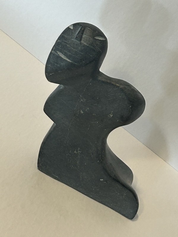 Inuit Figure In Soapstone #46