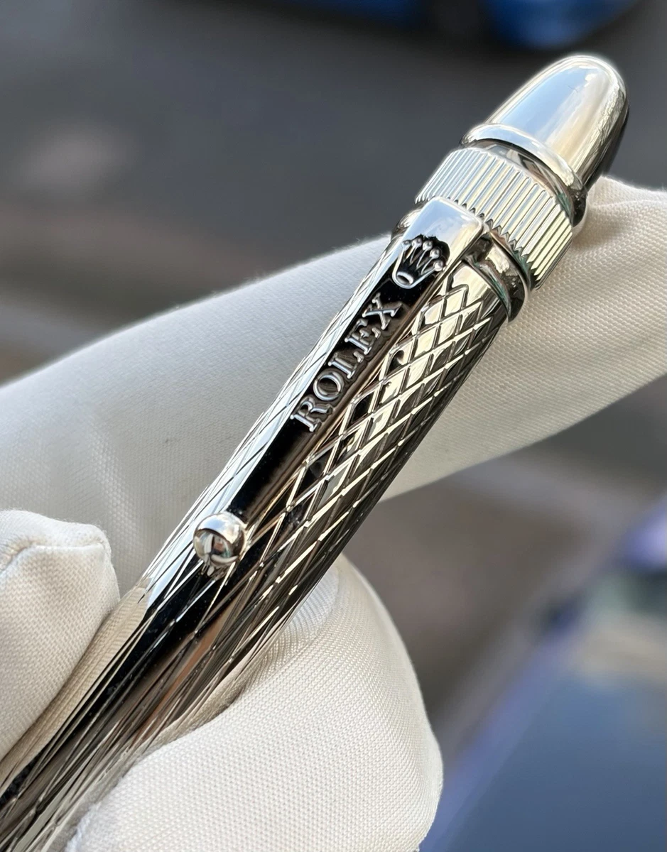 Rolex Silver Oyster Perpetual Ballpoint Pen VIP Advertising Gift Boxed