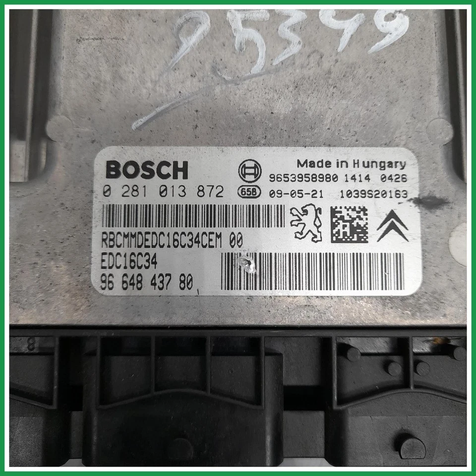 Centralina Motore Iniezione Bosch 0281013872 Peugeot 308 I 9664843780 2007 2011  - Immagine 4 di 4