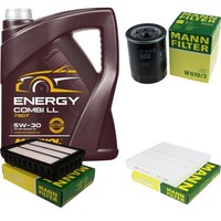 Mann Inspektionspaket 5L Mannol Energy 5W-30 FüR Mitsubishi ASX 2.0I 1.6 Mivec
