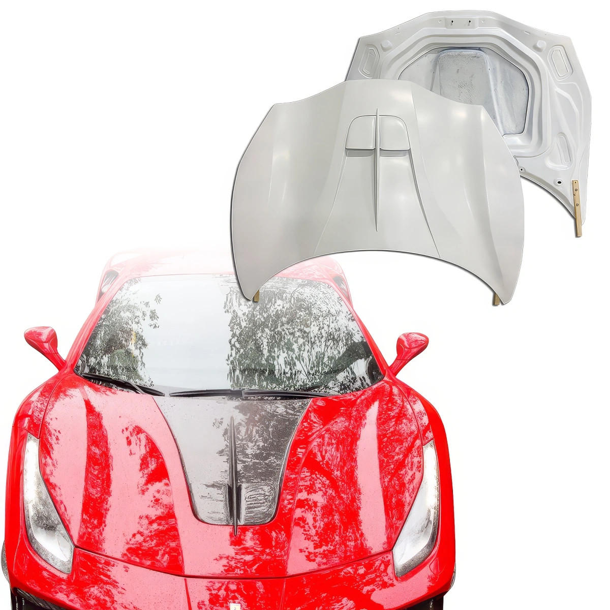 Ferrari 488 2016-2019 Engine lid