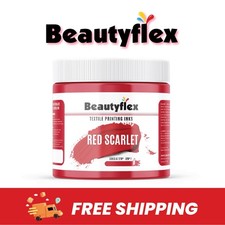 Red Scarlet - Screen Printing Plastisol Ink - Low Temp Cure - 8 fl oz
