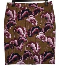 Ann Taylor Lined Multicolor Skirt Size 14
