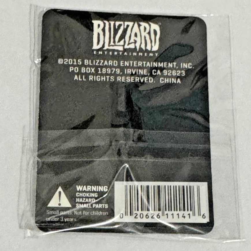 BlizzCon SDCC 2015 Cute But Deadly ILLIDAN Gold Pin * World of WARCRAFT - Image 2 of 2