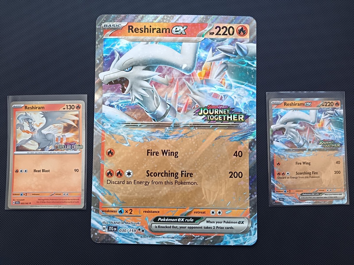 Reshiram Ex 030/159 Stamped Promo (Smyths Exclusive Reshiram Ex
