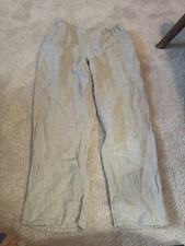 Flax Linen Pull On Pants Small