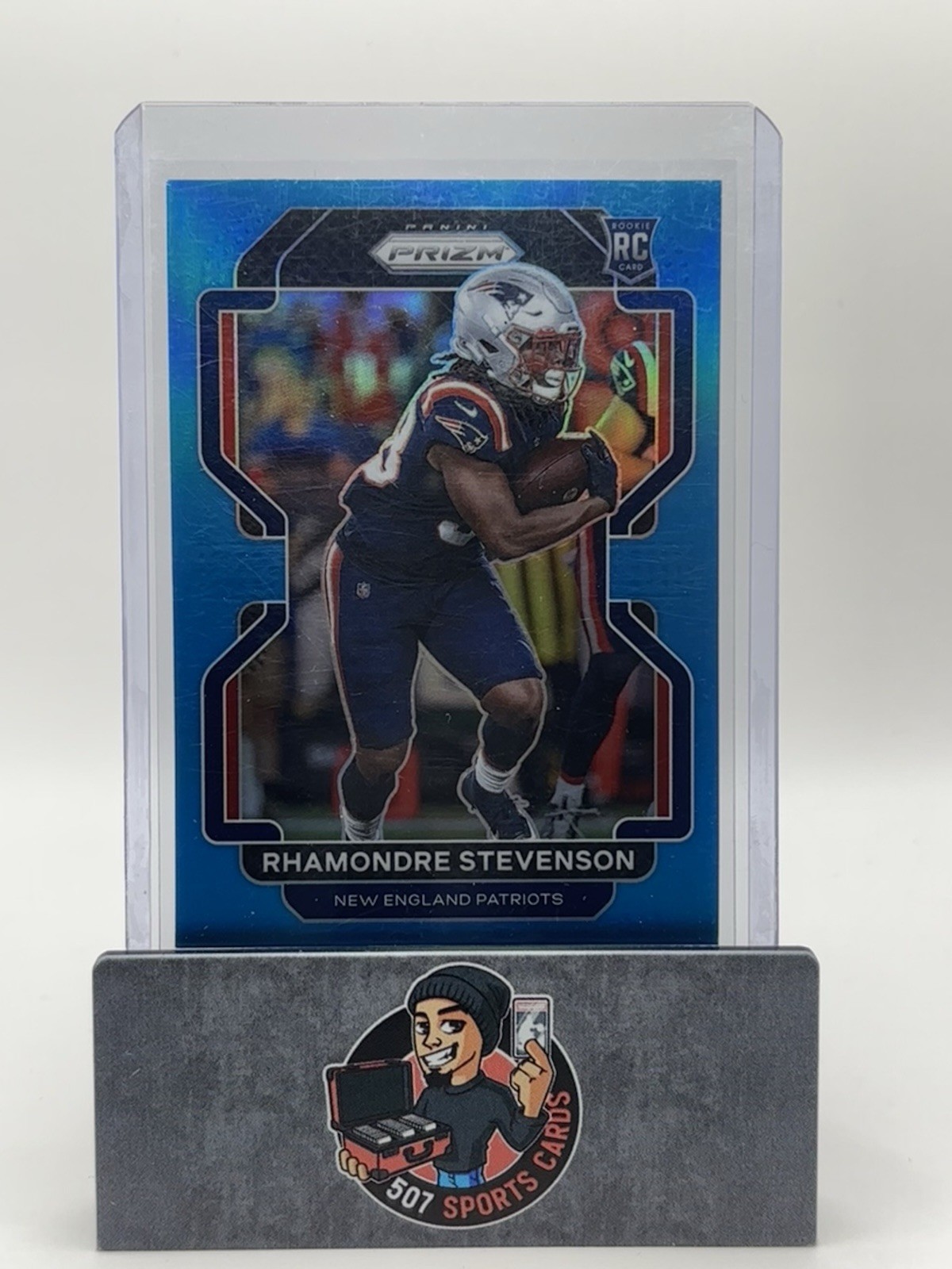 2021 Panini Prizm - Rookie Rhamondre Stevenson #367 Light Blue Prizm (RC)