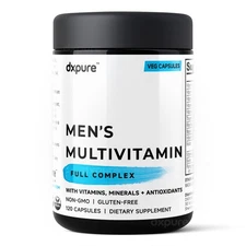 Men's Multivitamin Essential Vitamins and Minerals - 120 Capsules