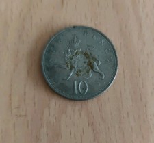 1969 Great Britain 10 New Pence Coin – Elizabeth II – Copper-Nickel 