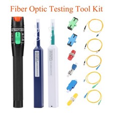 14-teiliges LWL Test Kit Glasfaser Tester Rei...