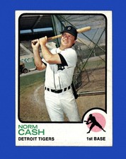 1973 Topps Set-Break #485 Norm Cash NM-MT OR BETTER *GMCARDS*