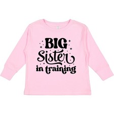 Inktastic Big Sister In Training Toddler Long Sleeve T-Shirt Cherry Bomb Summer