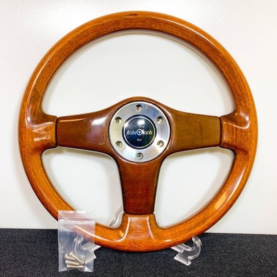 ITALVOLANTE LINE 3000 Wood Steering Wheel 350mm 35φ JDM Vintage