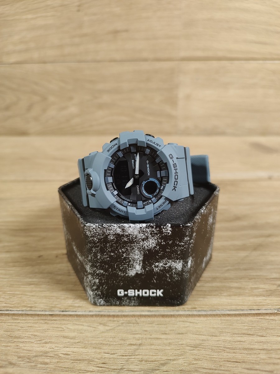 【atsu33】G-SHOCK GBA-800 カモフラージュグレー G-Shock GBA800UC G-Squad Ana-Digi Connected Gray | Watches.com