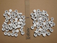  100 White Russound D-Stem Knob for Impedance Matching Volume Control 26X15mm