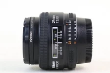 NIKON AF NIKKOR 24MM F/2.8D LENS | 1919 | BLACK