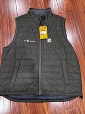 NWT Carhartt Men s X-Large Rain Defender Vest Green Relaxed Fit Insulated