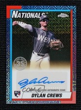 2025 Topps Series 2 Gold Refractor 29/50 Dylan Crews #90CA2-DC Auto 16wc