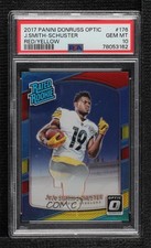 2017 Donruss Optic Red & Yellow Prizm JuJu Smith-Schuster PSA 10 GEM MT 0i5i