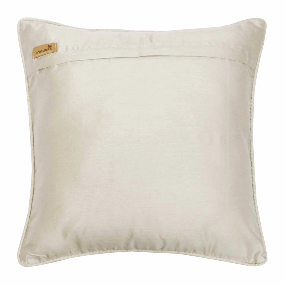 Фиолетовая декоративная наволочка, шелковая подушка 16 x 16 дюймов — Eternal Bloom - Изображение 4 из 4