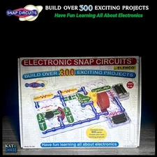 Elenco Snap Circuits SC-300 Electronics Kit 2 Books 300 Projects Tested
