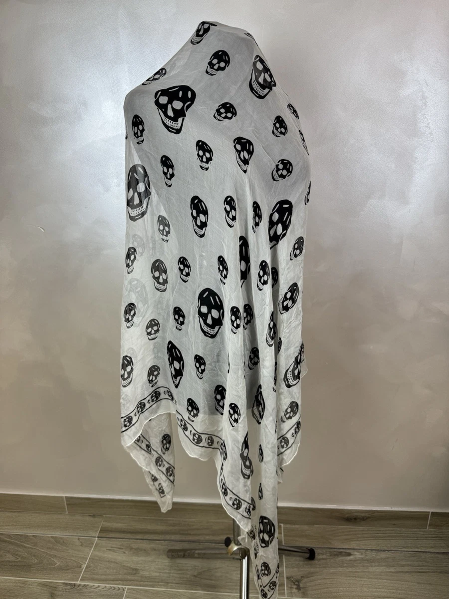 Alexander Mcqueen Skull Scarf for sale - eBay