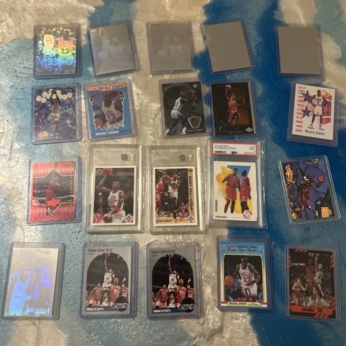 Michael Jordan Psa 9 Lot 20 Cards Tag 9 Sam Vincent Rare Inserts