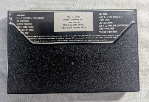 Motley Crue DR. Feelgood Cassette - Picture 3 of 5