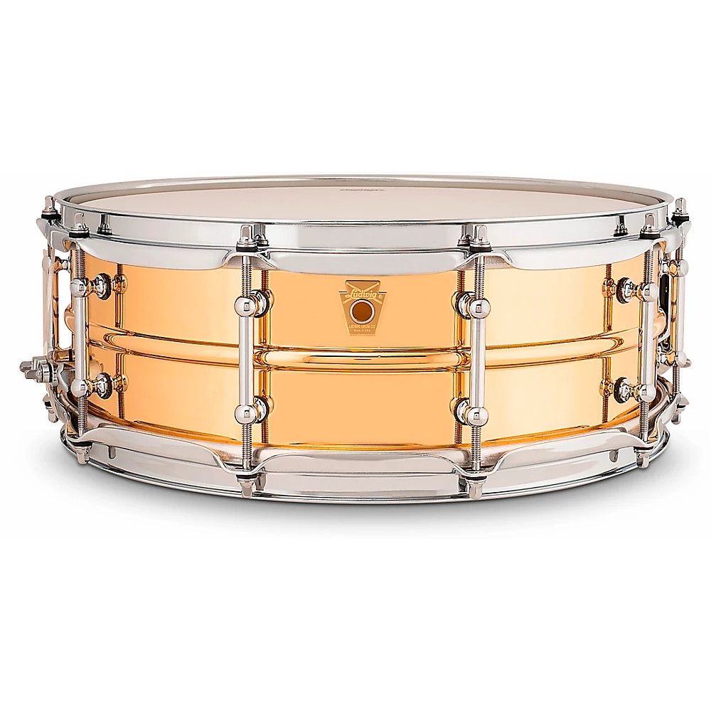 Ludwig Bronze Phonic Snare Drum with Tube Lugs 14 x 5 in.