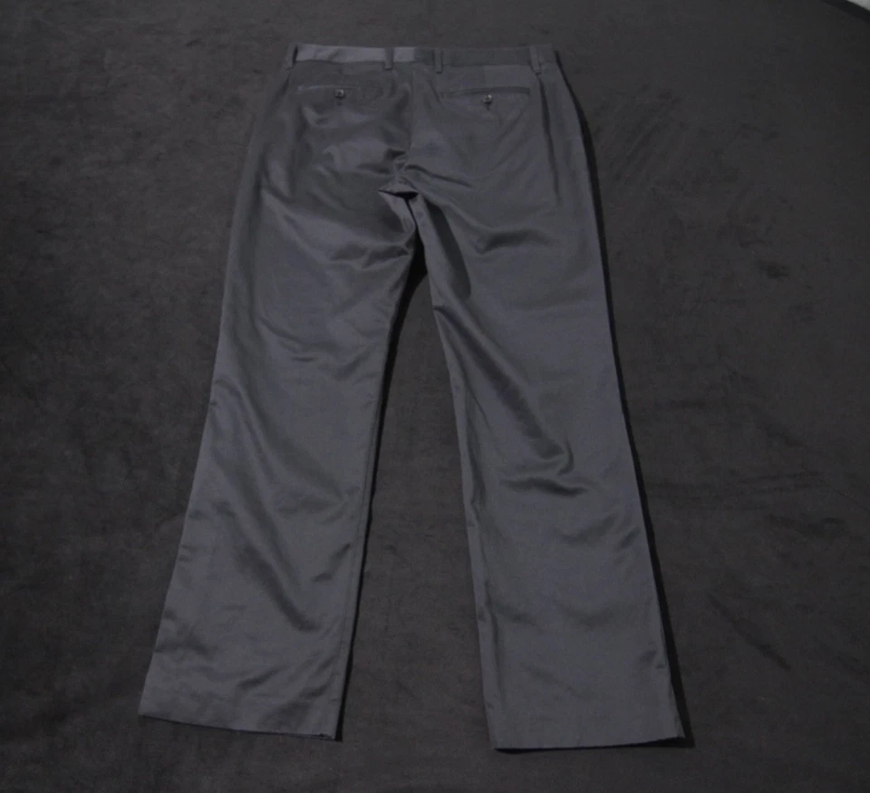 Pantalones chinos de golf Bonobos Tuesday para hombre 33x30 negros frente plano pierna recta Foto 4 de 4