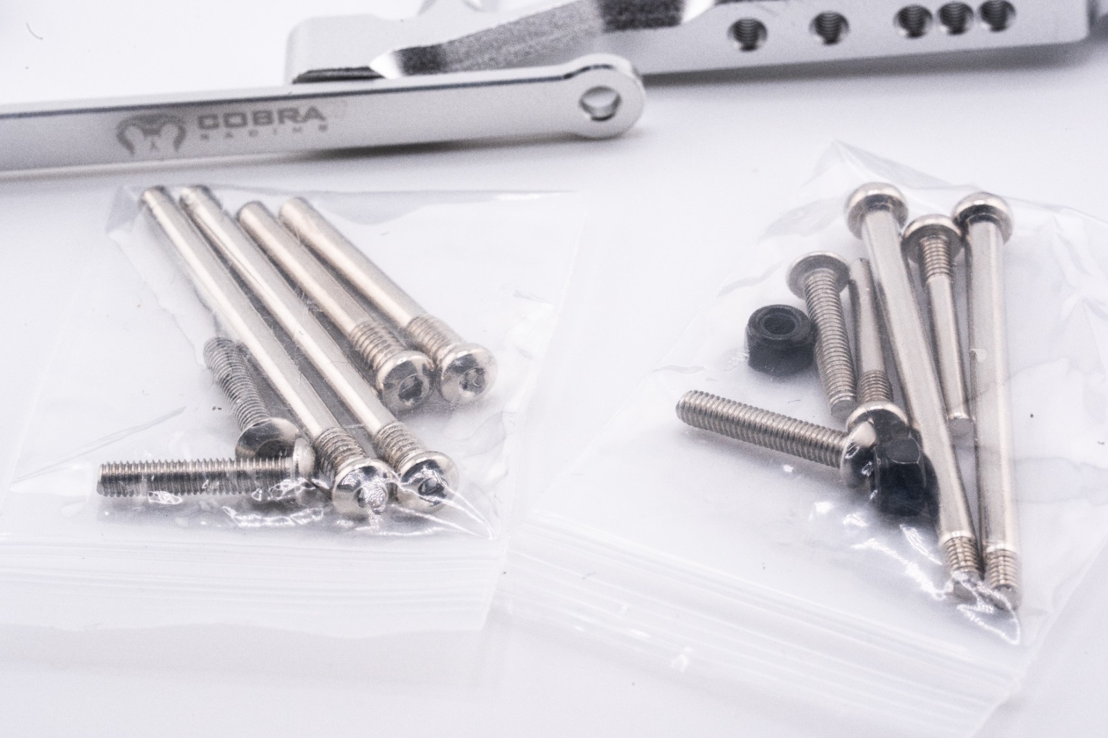 CR Traxxas 2WD HD Aluminum A-Arms fits Slash Rustler Stampede Bandit - Silver