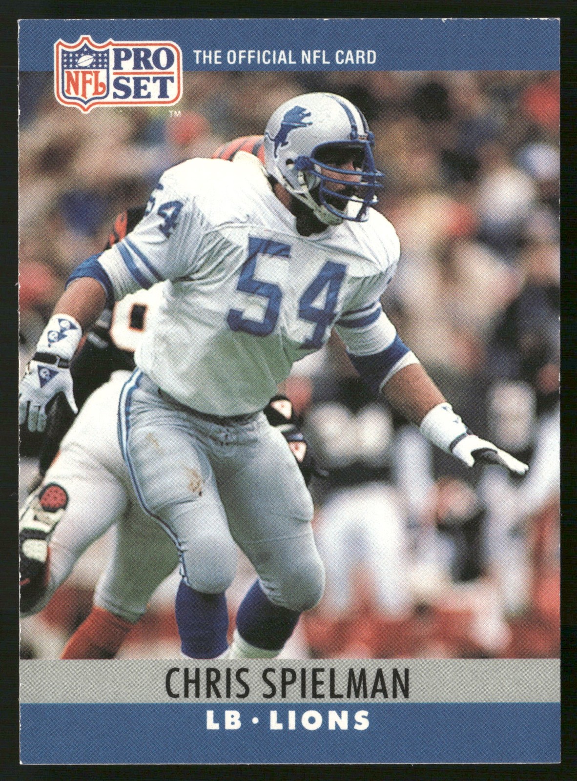 1990 Pro Set FACT Cincinnati #103 Chris Spielman