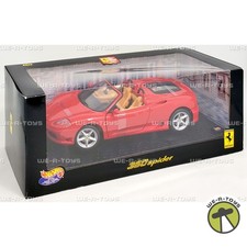 Hot Wheels Ferrari 360 Spider Red 1:18 Scale Car 2000 Mattel 27774