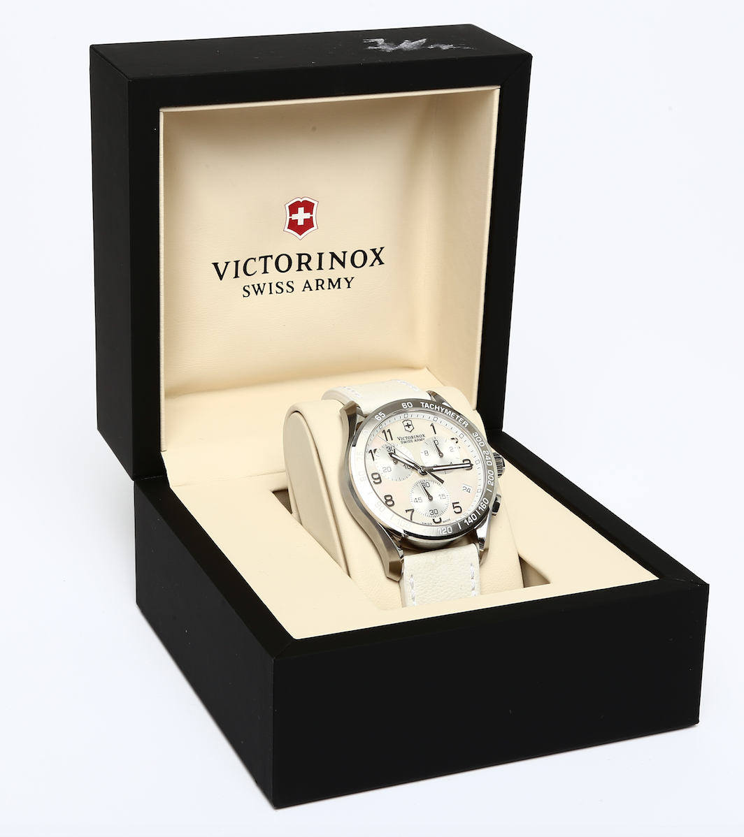 Victorinox Swiss Army Ladies 241256 Chronograph Mother of Pearl